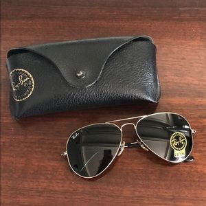 Ray-Ban wire frame aviators